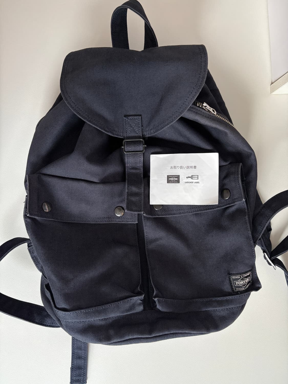 포터 스모키 럭색 백팩 네이비 상품이미지6