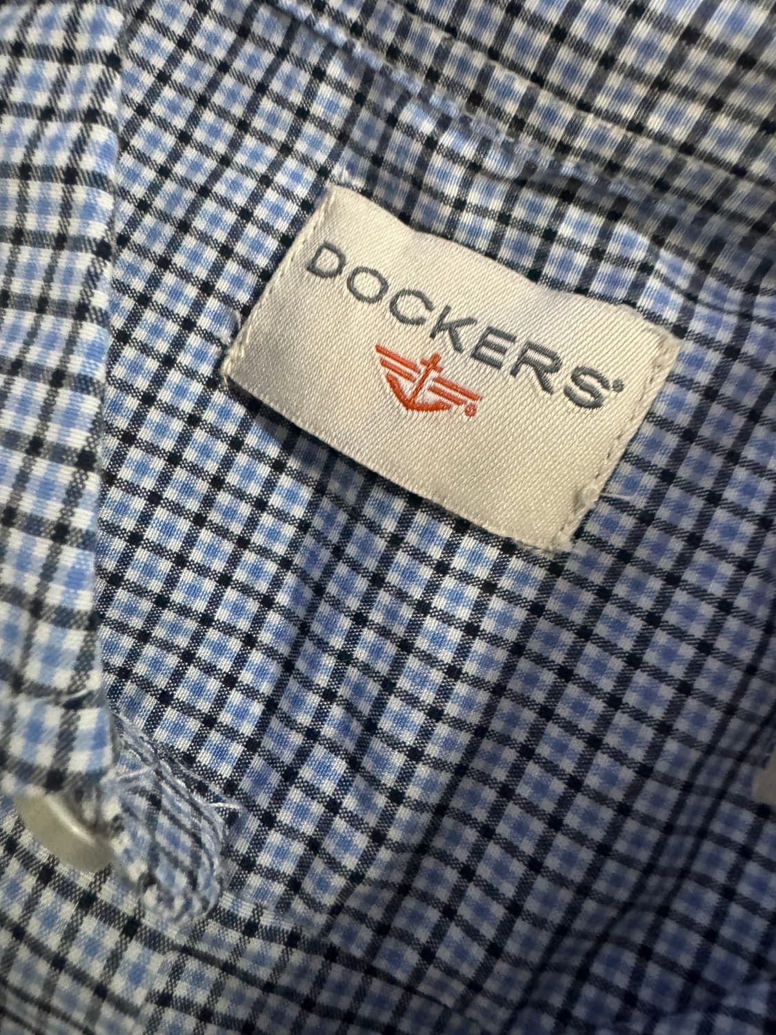 도커스 Dockers 빈티지 체크 반팔 셔츠 M 상품이미지3