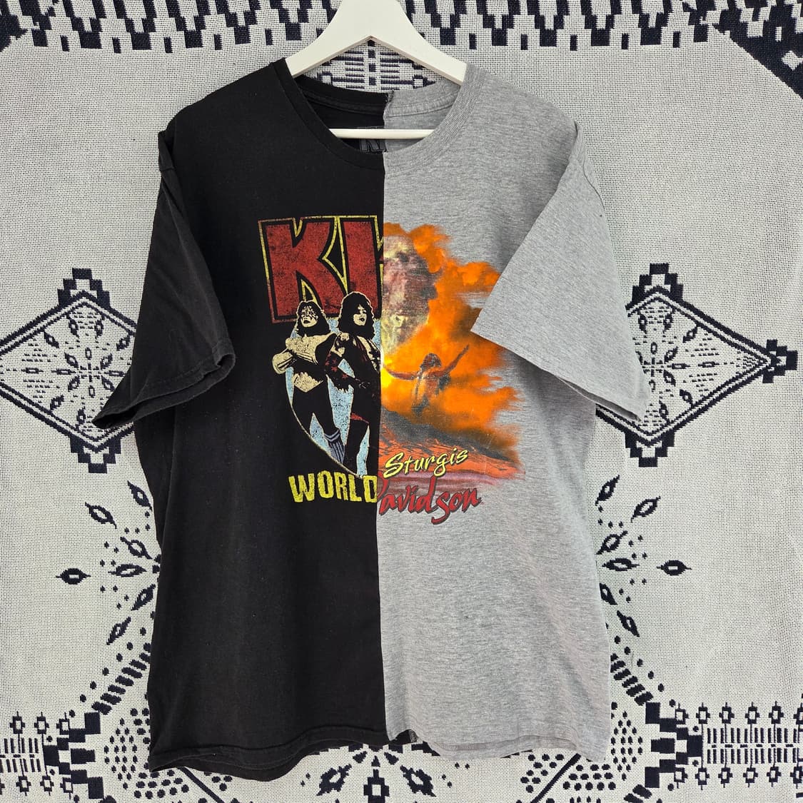 빈티지 키스블럭 반팔 티셔츠 상품이미지1