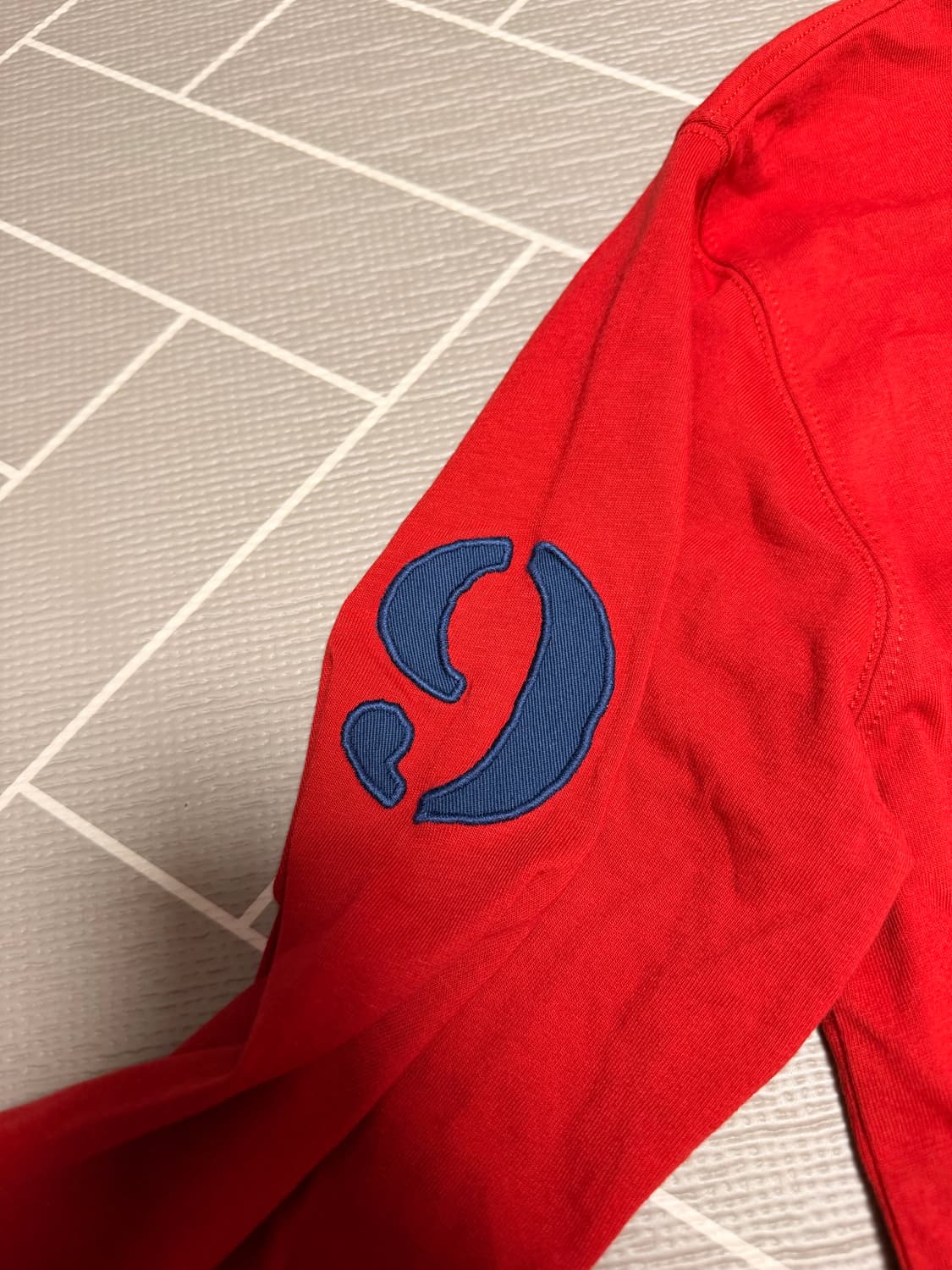 폴로 빅포니 성조기 긴팔 럭비티 레드 상품이미지4