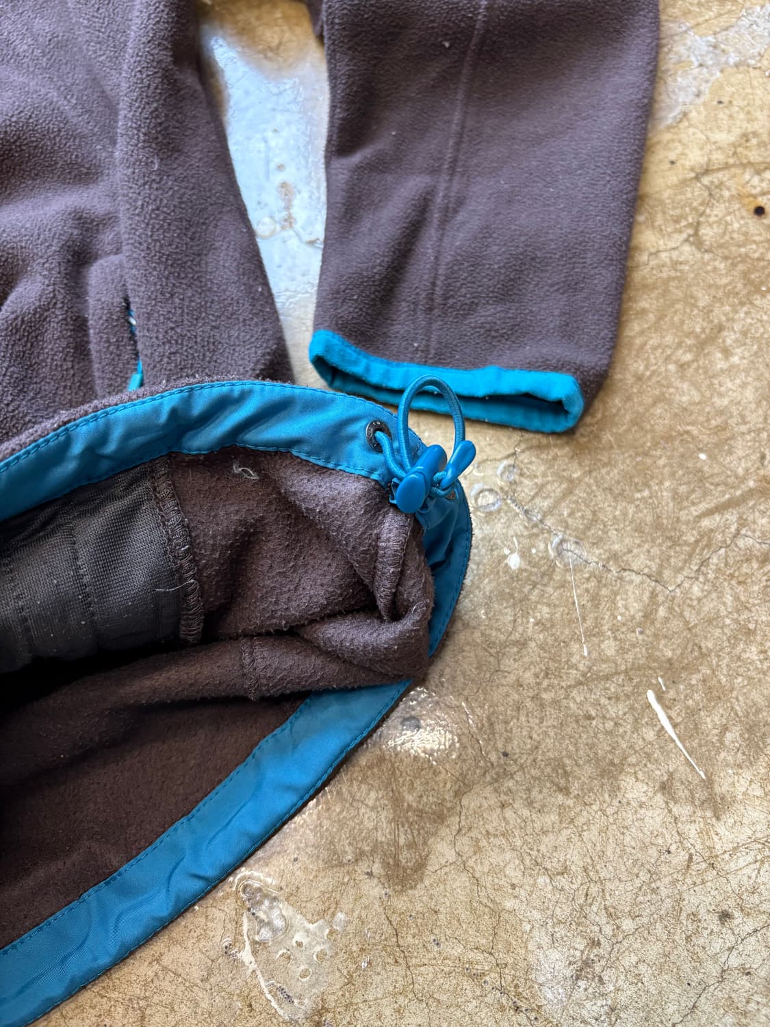 노스페이스 브라운 민트 후드 플리스 상품이미지4