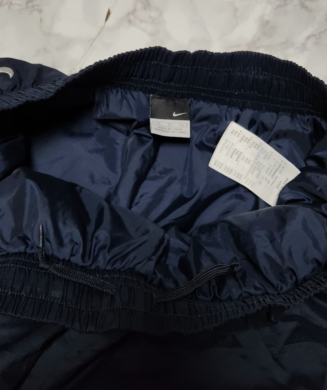 나이키 사이드라인 딥네이비 누빔 트랙팬츠 바람막이 바지 상품이미지8