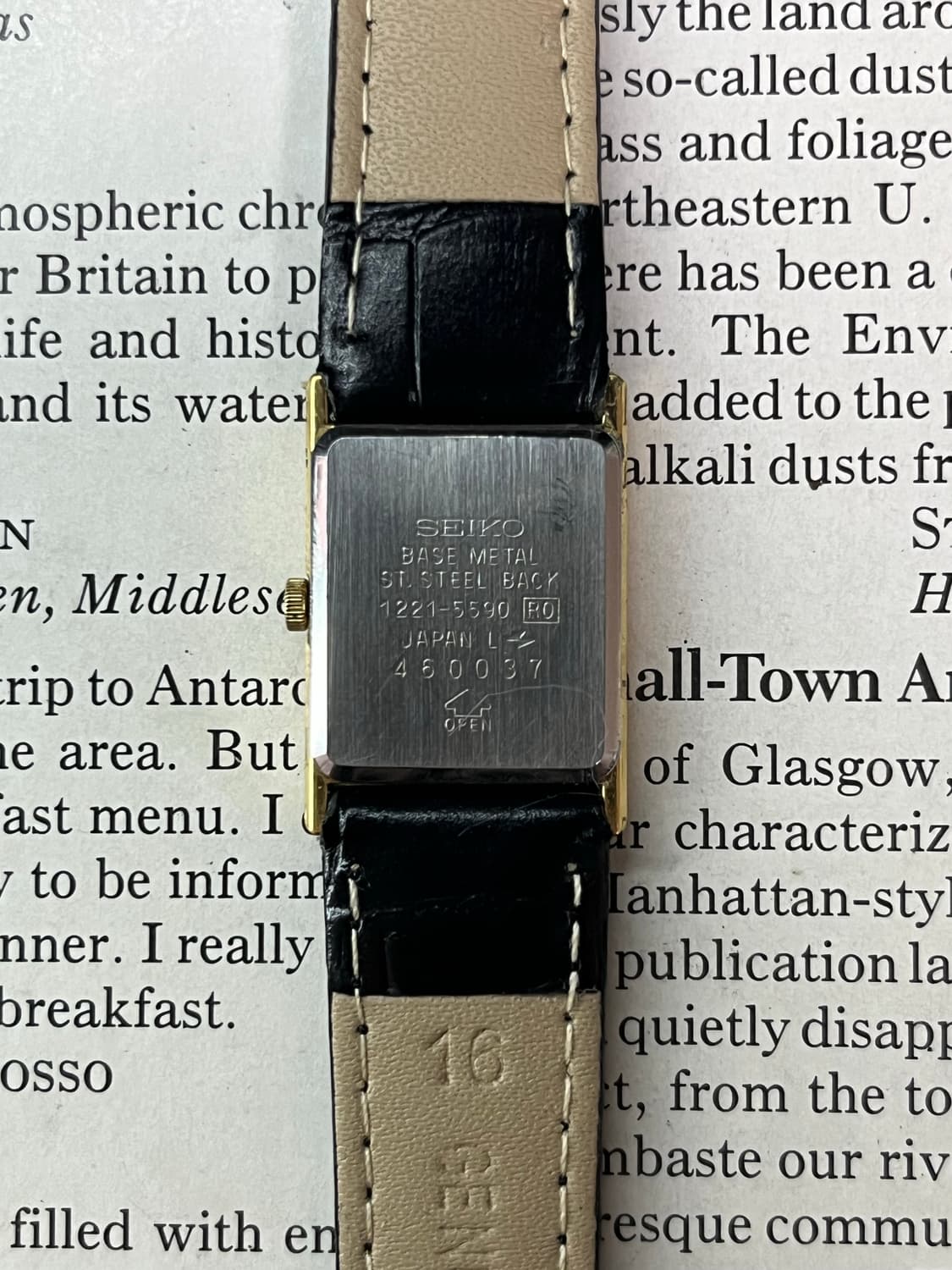 SEIKO 탱크 레이디스 쿼츠  상품이미지4