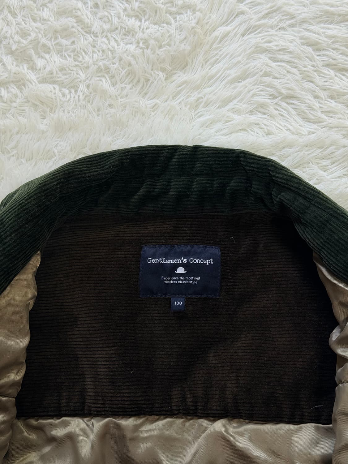 Gentlemen's Concept 코듀로이 자켓 카키 100 상품이미지4
