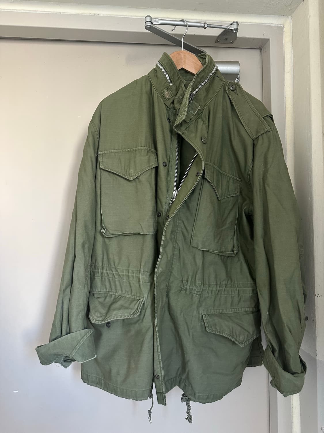 M65 필드 2세대 L/R 은색 지퍼  상품이미지2