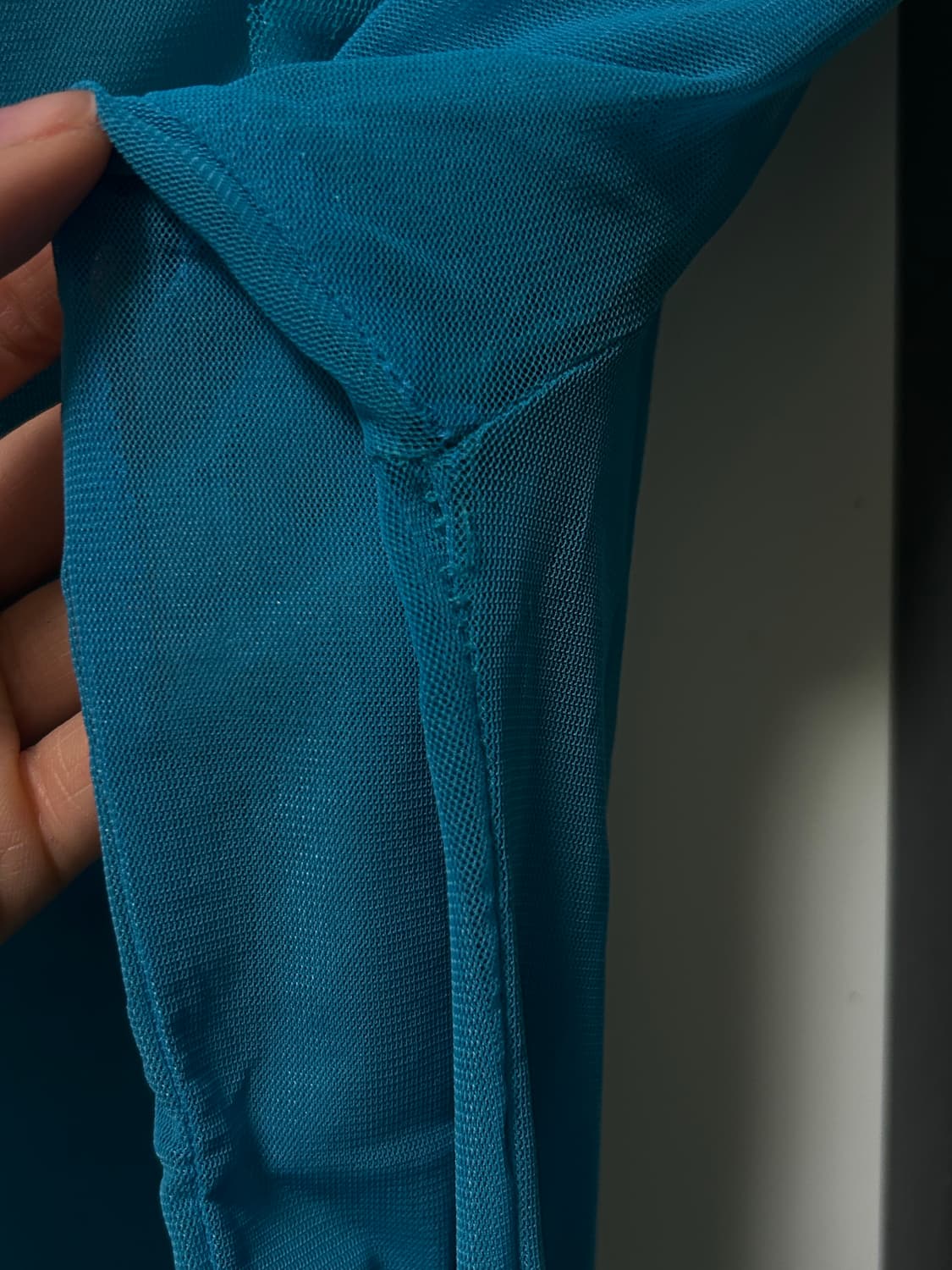 울리카상투스 메쉬 프릴탑 블루 상품이미지5