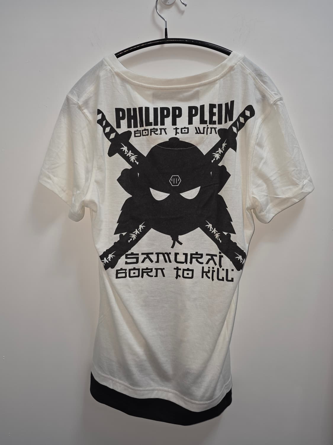Philipp Plein V넥 Born to win samurai 티셔츠 상품이미지3