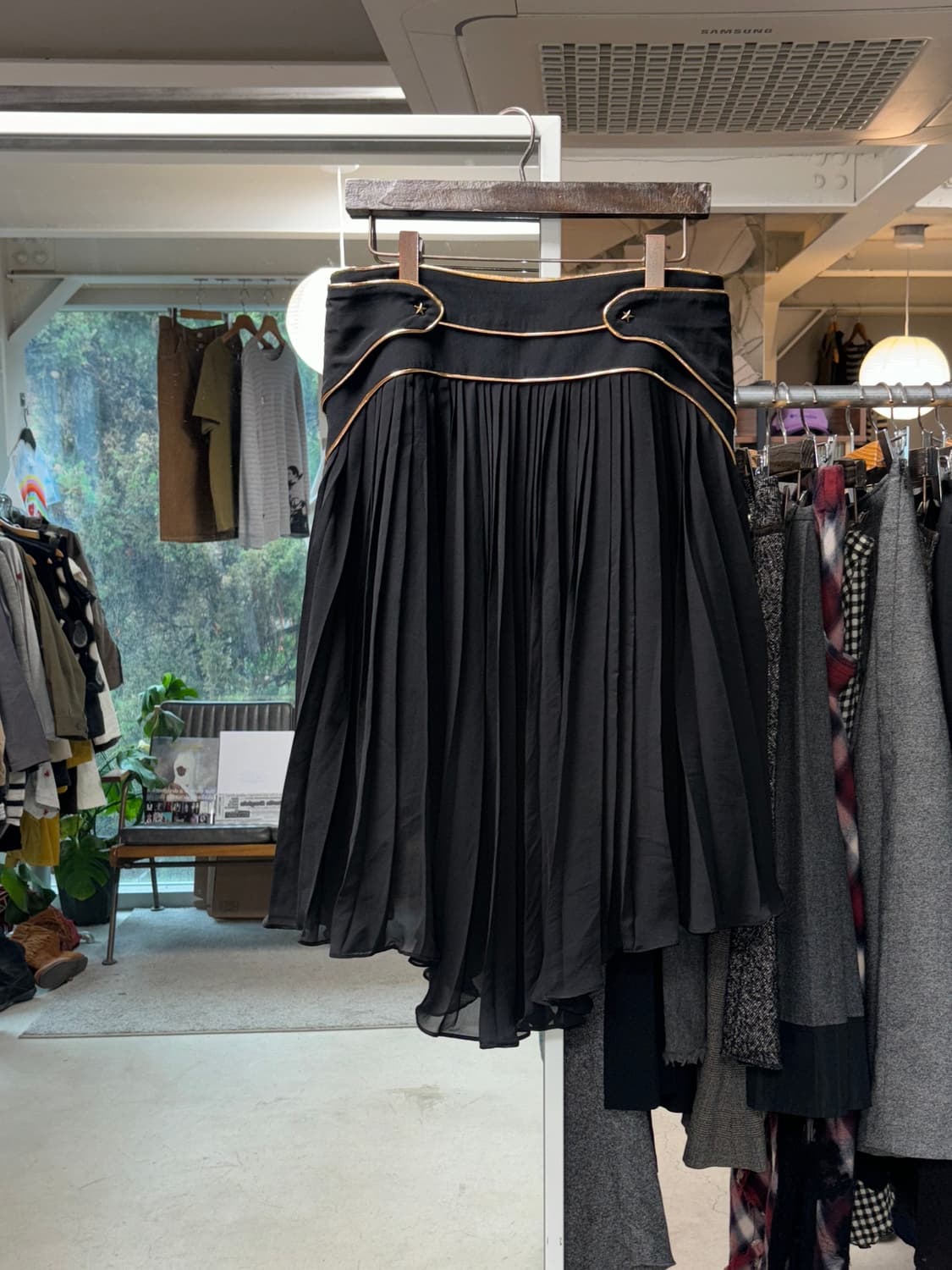 Epitaph 밀리터리 레이어드 플리츠 스커트 상품이미지2