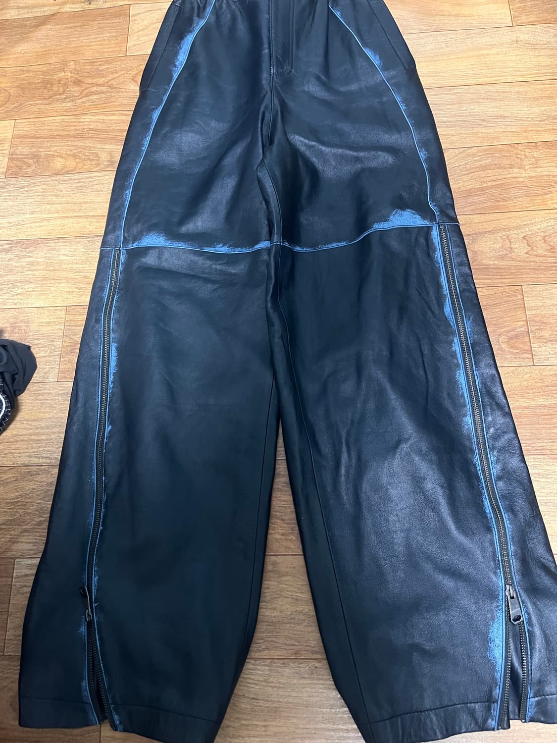 아더에러 burnid 양가죽 트라우저 팬츠m 상품이미지4