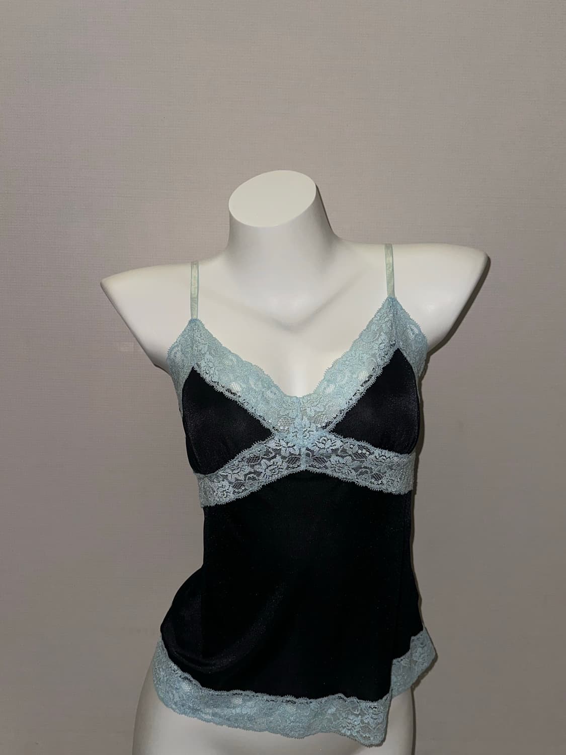 빈티지 페어리코어 민트 레이스 슬리브리스 상품이미지2