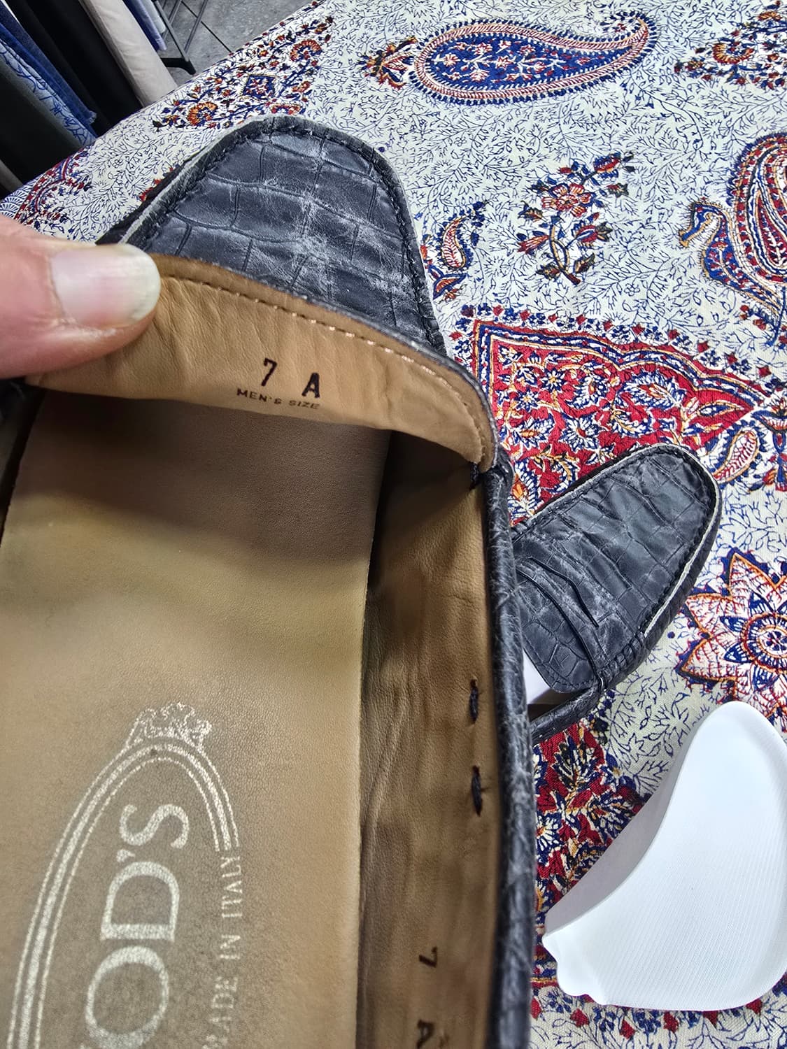 TOD'S 블랙 가죽 로퍼 7A (1613) 상품이미지6