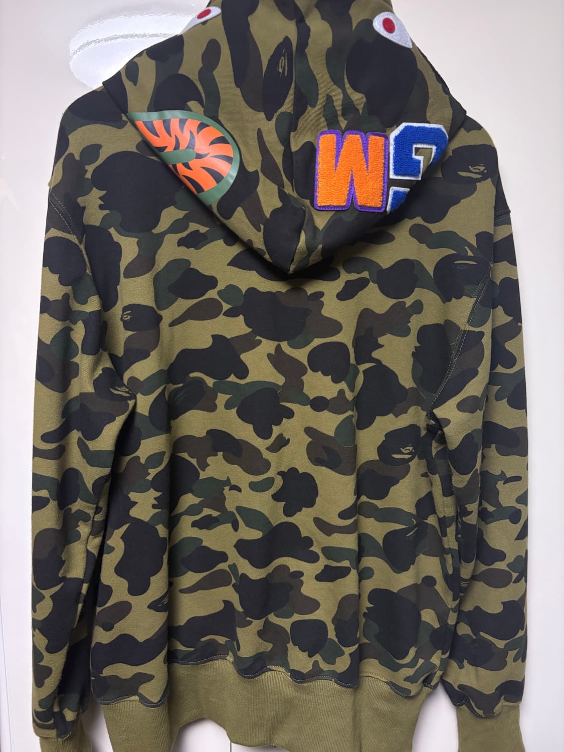 베이프 샤크 후드집업 녹계 상품이미지2