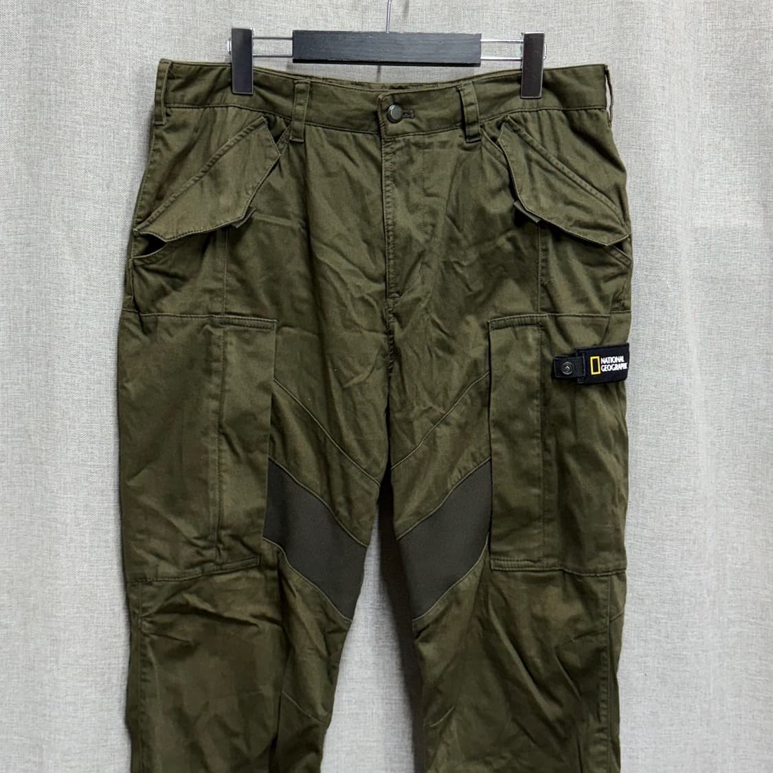 [34] 내셔널지오그래픽 카고 조거팬츠 카키 바지 상품이미지2
