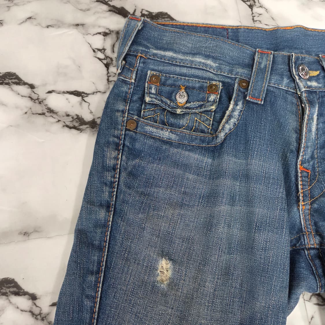 트루릴리전 데님반바지 5부반바지 상품이미지6