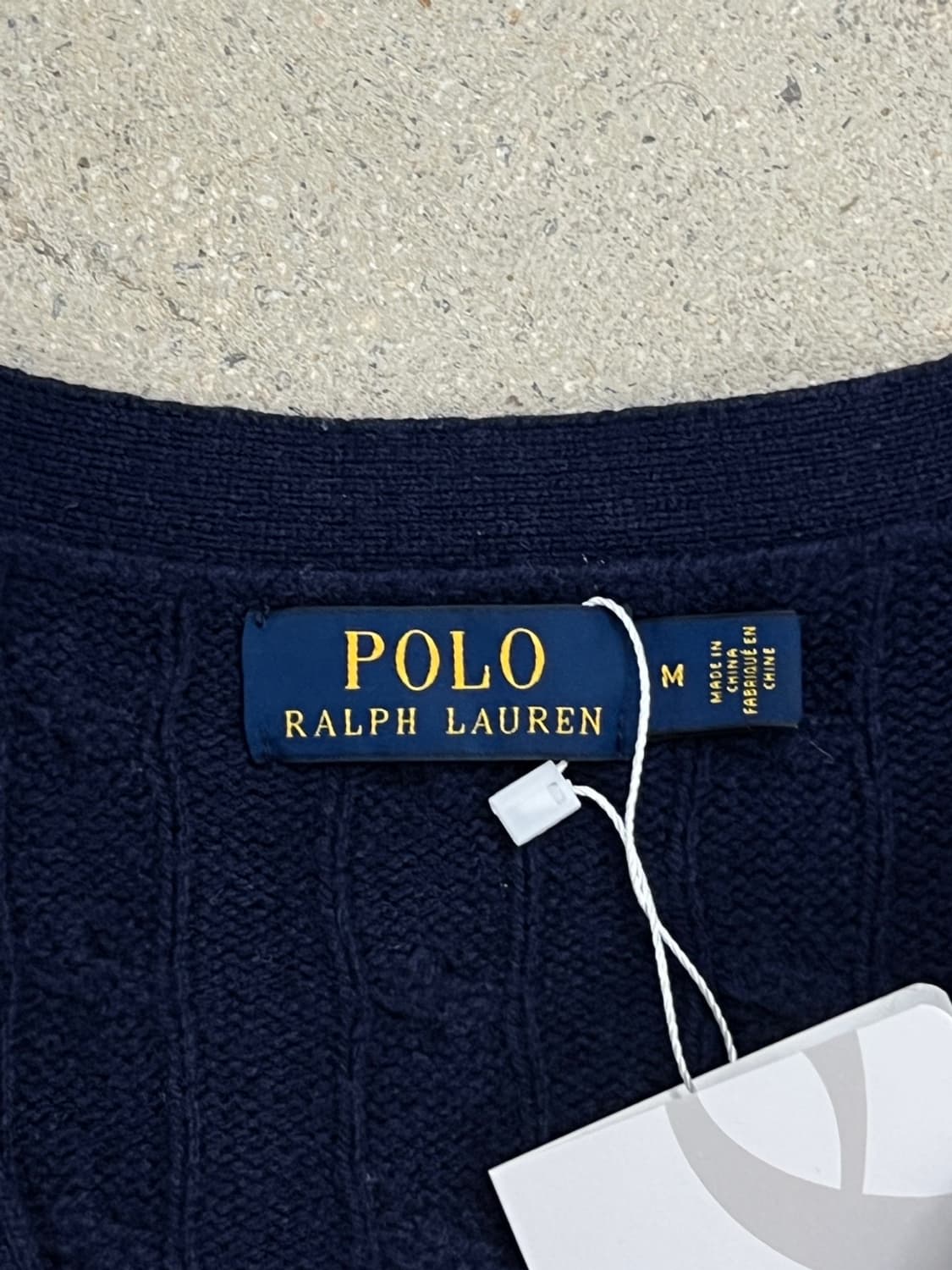 폴로 랄프로렌 울 캐시미어 케이블 니트 베스트 상품이미지8