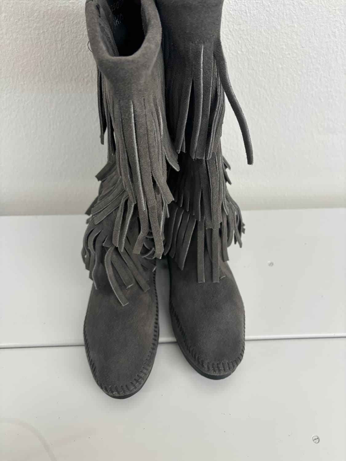 Minnetonka 프린지 부츠 스웨이드 상품이미지5