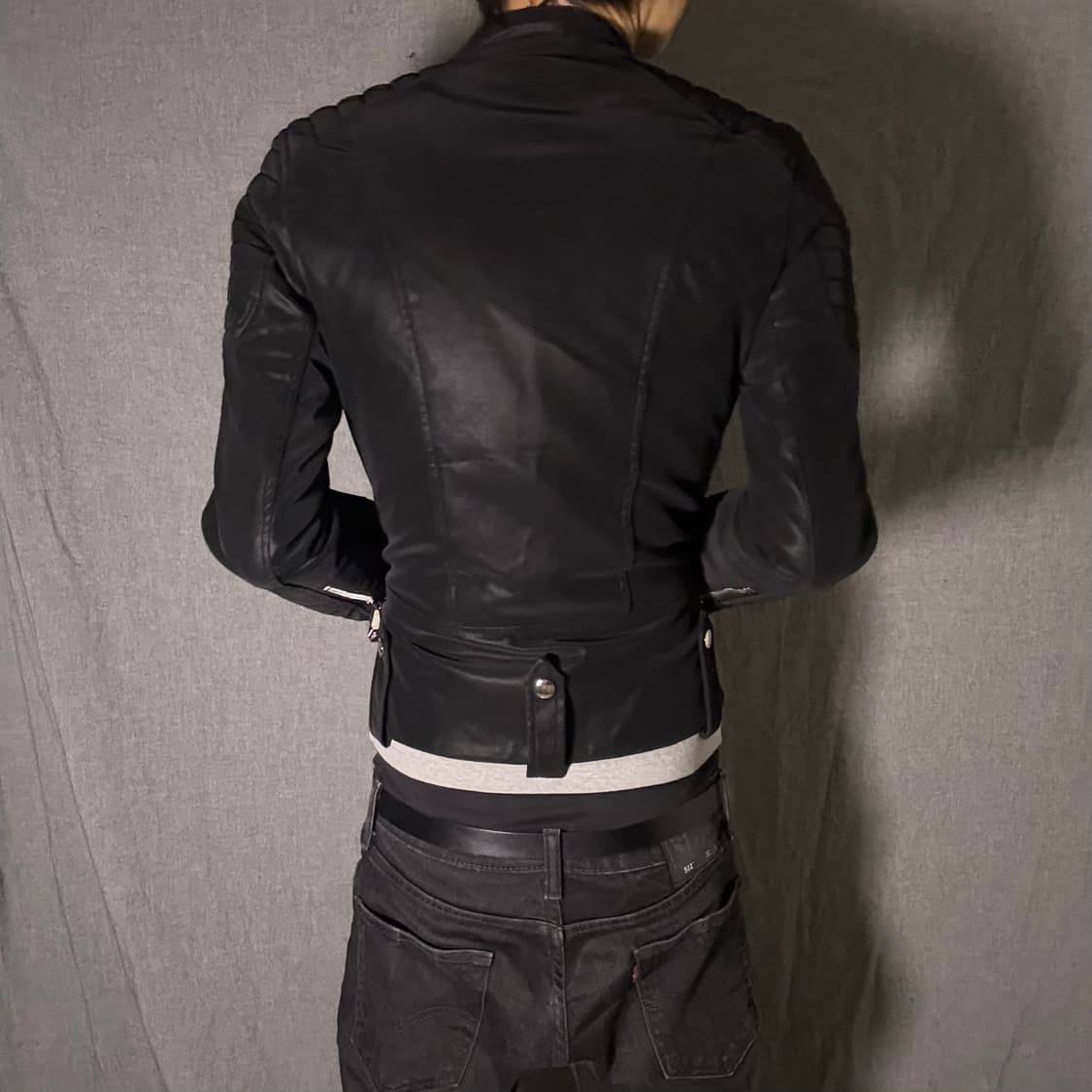 vintage rider black jacket 상품이미지5