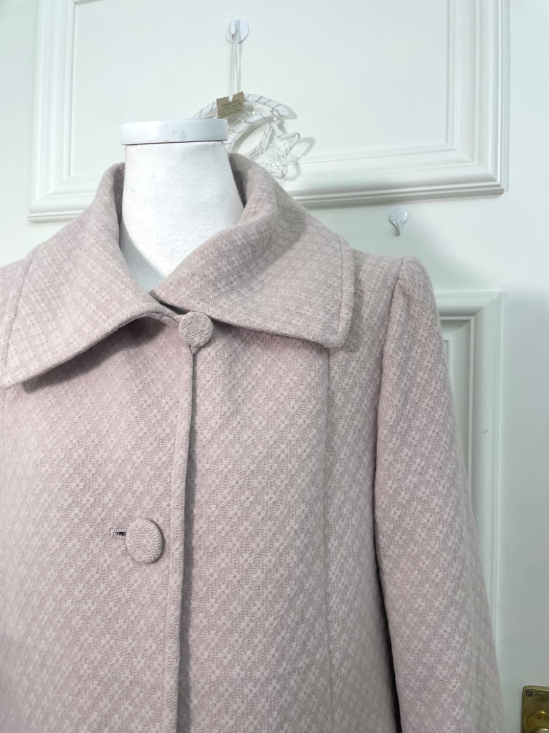 sheer pink flower jacquard basic wool co 상품이미지7