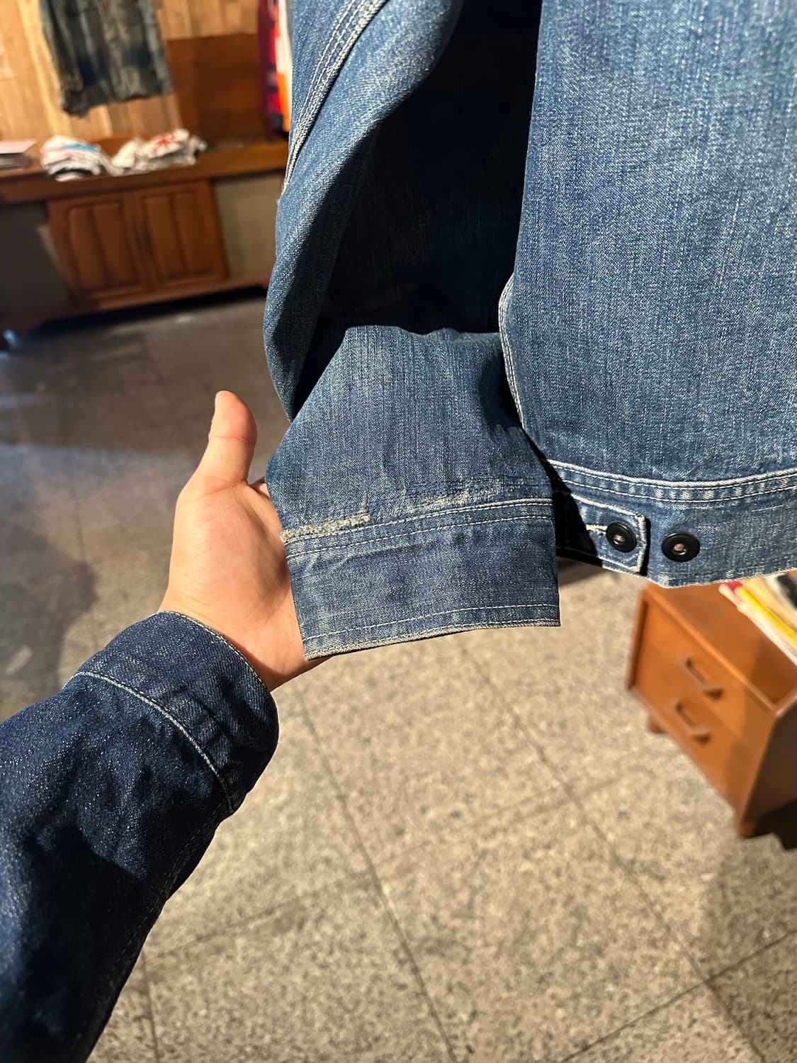 70s USA LEE 91-B Denim Work Jacket 상품이미지8