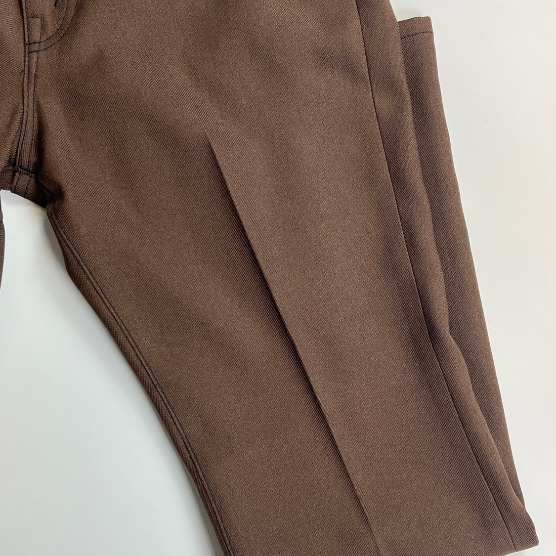 지에다 스티치 플레어 폴리 슬랙스 상품이미지7