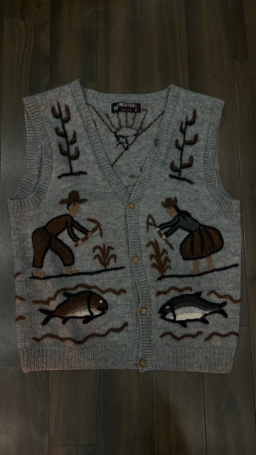 INCATEX 알파카.울조끼 105  상품이미지1