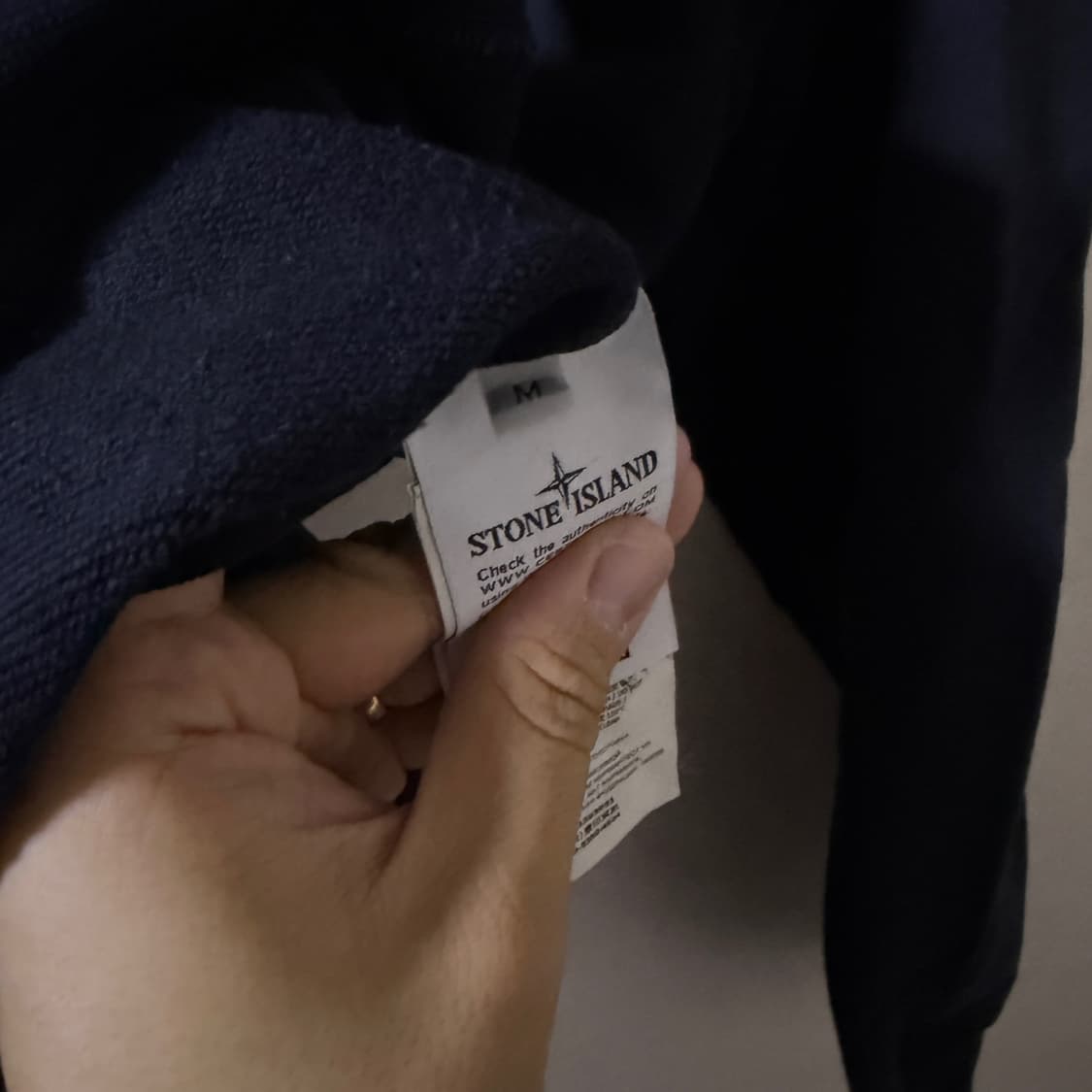 스톤아일랜드 남성 라운드넥 기본 맨투맨 M (슬림 100, 와팬분실) 상품이미지6