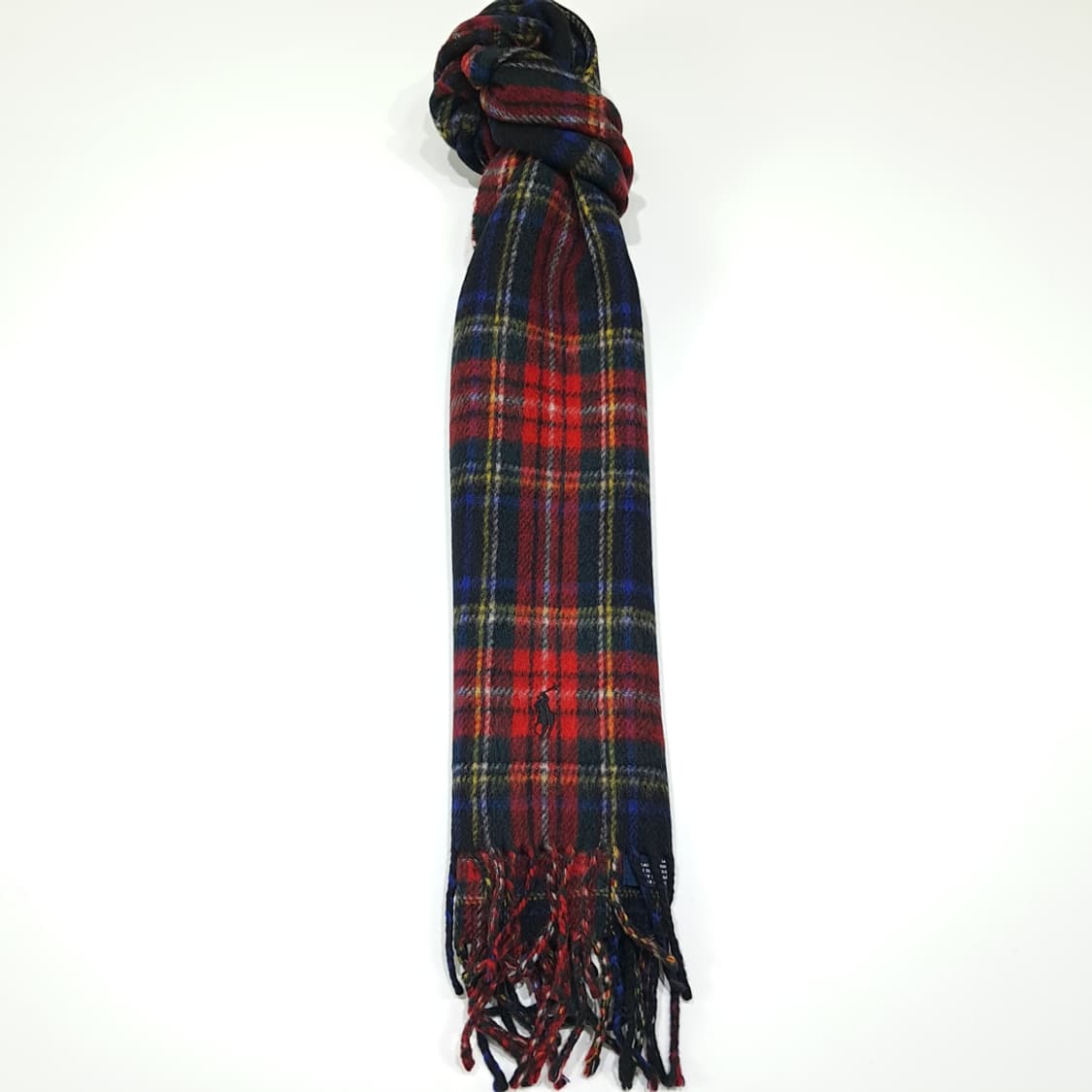 MX552 폴로 00s 이태리판 램스울 타탄체크 머플러 목도리 상품이미지5