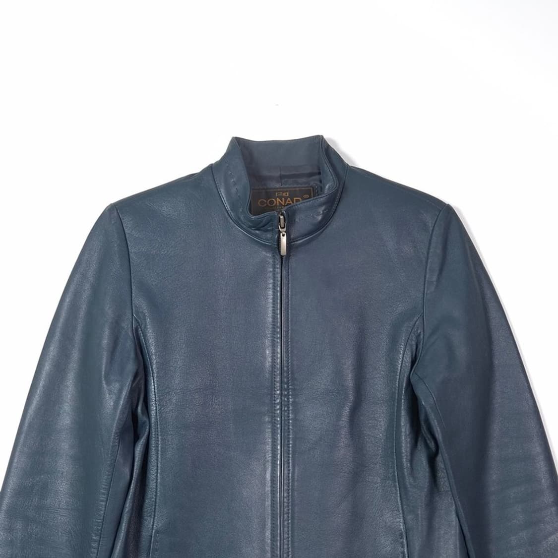 CONAD 대동모피 리얼 램스킨 하이넥 레더 자켓 66 상품이미지3