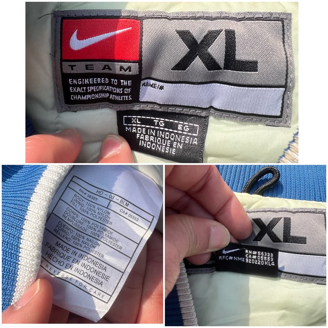 00‘s 나이키 LA다저스 사틴 바시티 자켓 상품이미지9