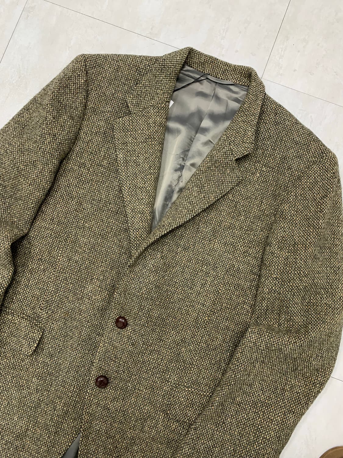 Harris tweed 체크 블레이저 #282 상품이미지2