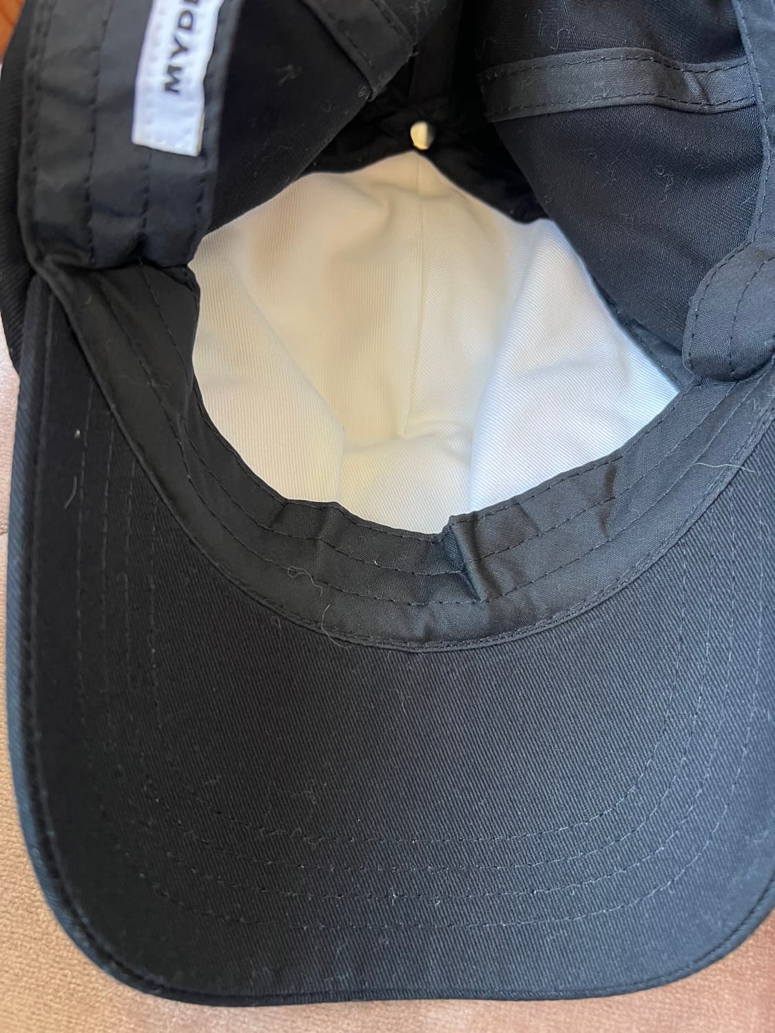 마이딥블루메모리즈 블랙 캡모자 볼캡 상품이미지6