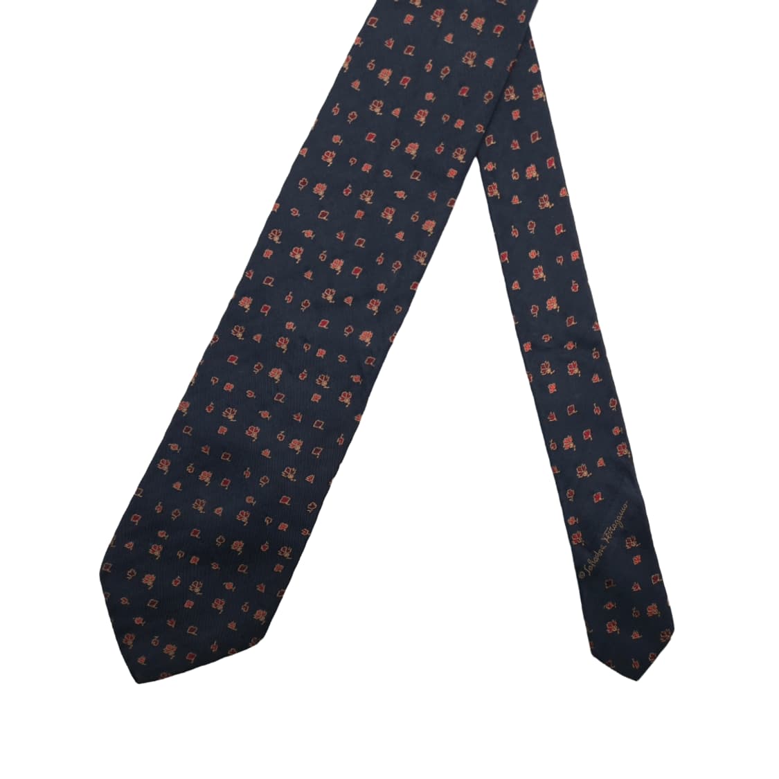 페라가모 실크 넥타이 [BCF10803_0017-07] 상품이미지1