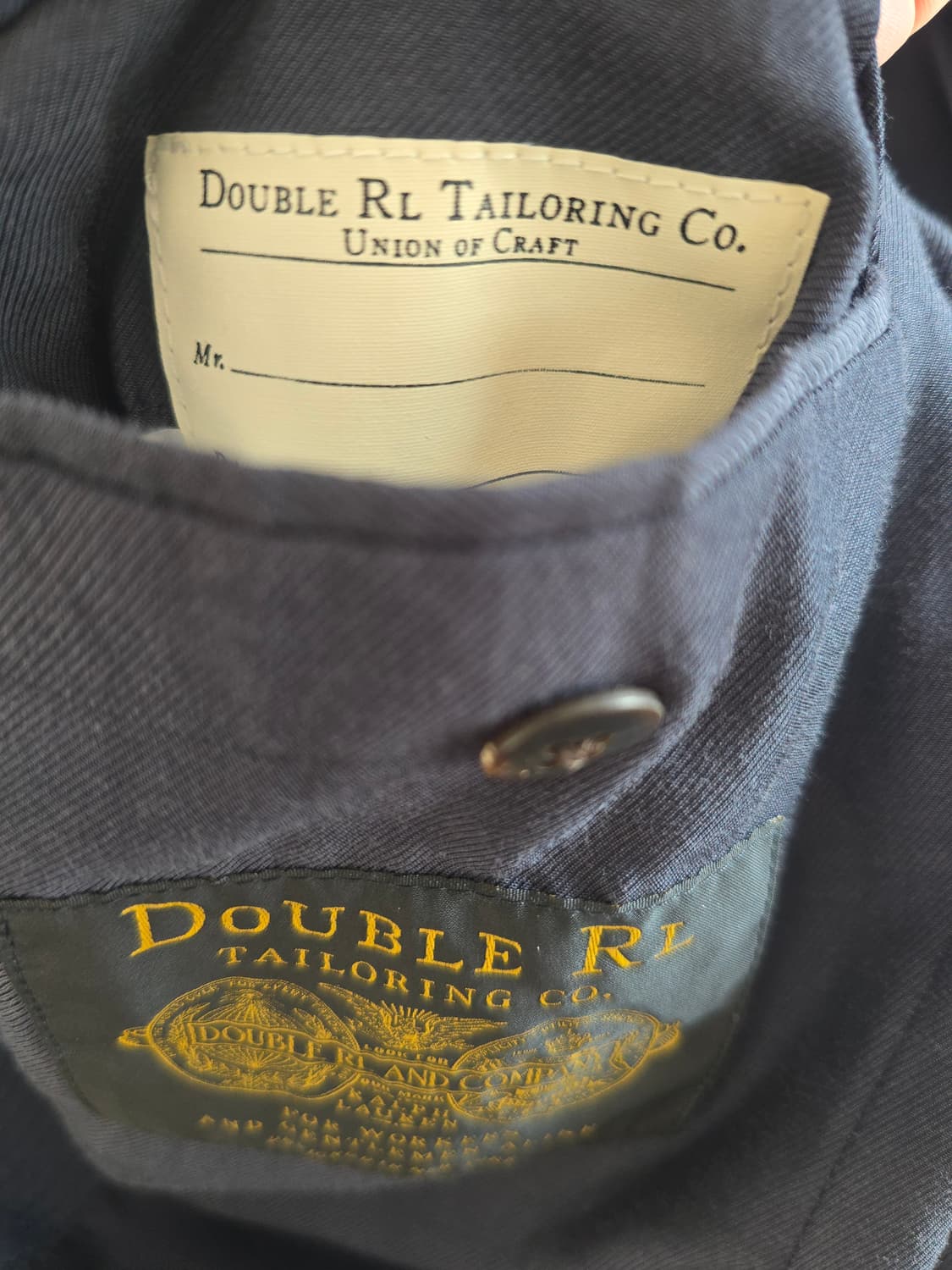 RRL 테일러링 코튼 핀스트라이프 자켓 (Made in Italy 상품이미지6