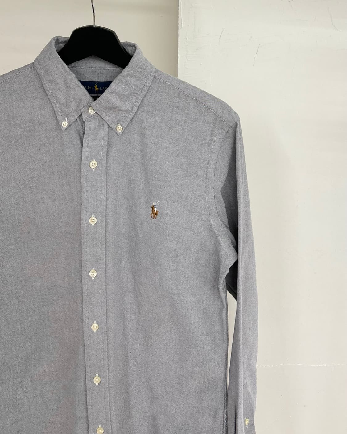 랄프 로렌 그레이 블루 옥스퍼드 셔츠 상품이미지4