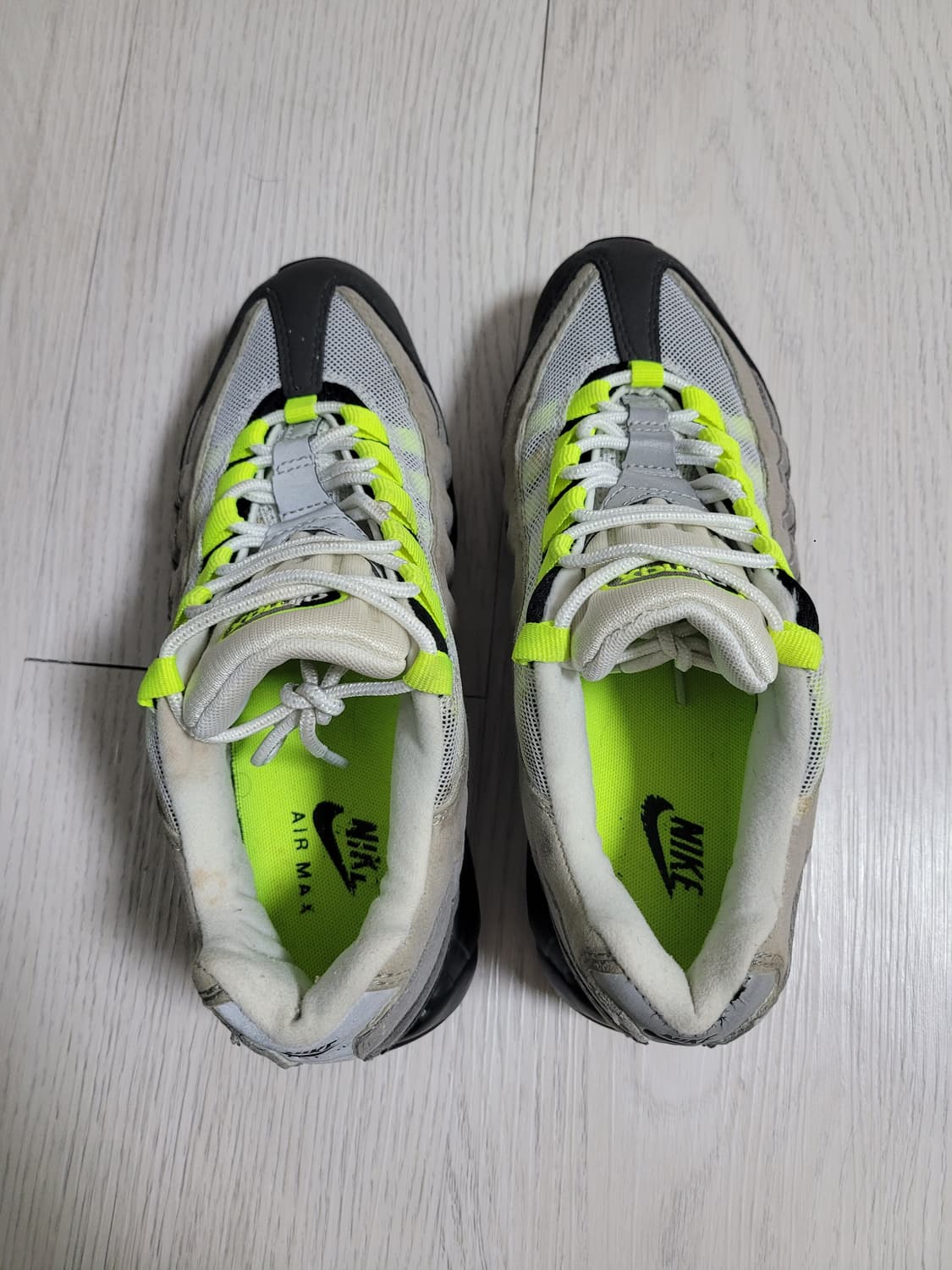 나이키 에어맥스95 OG 네온 255 상품이미지7