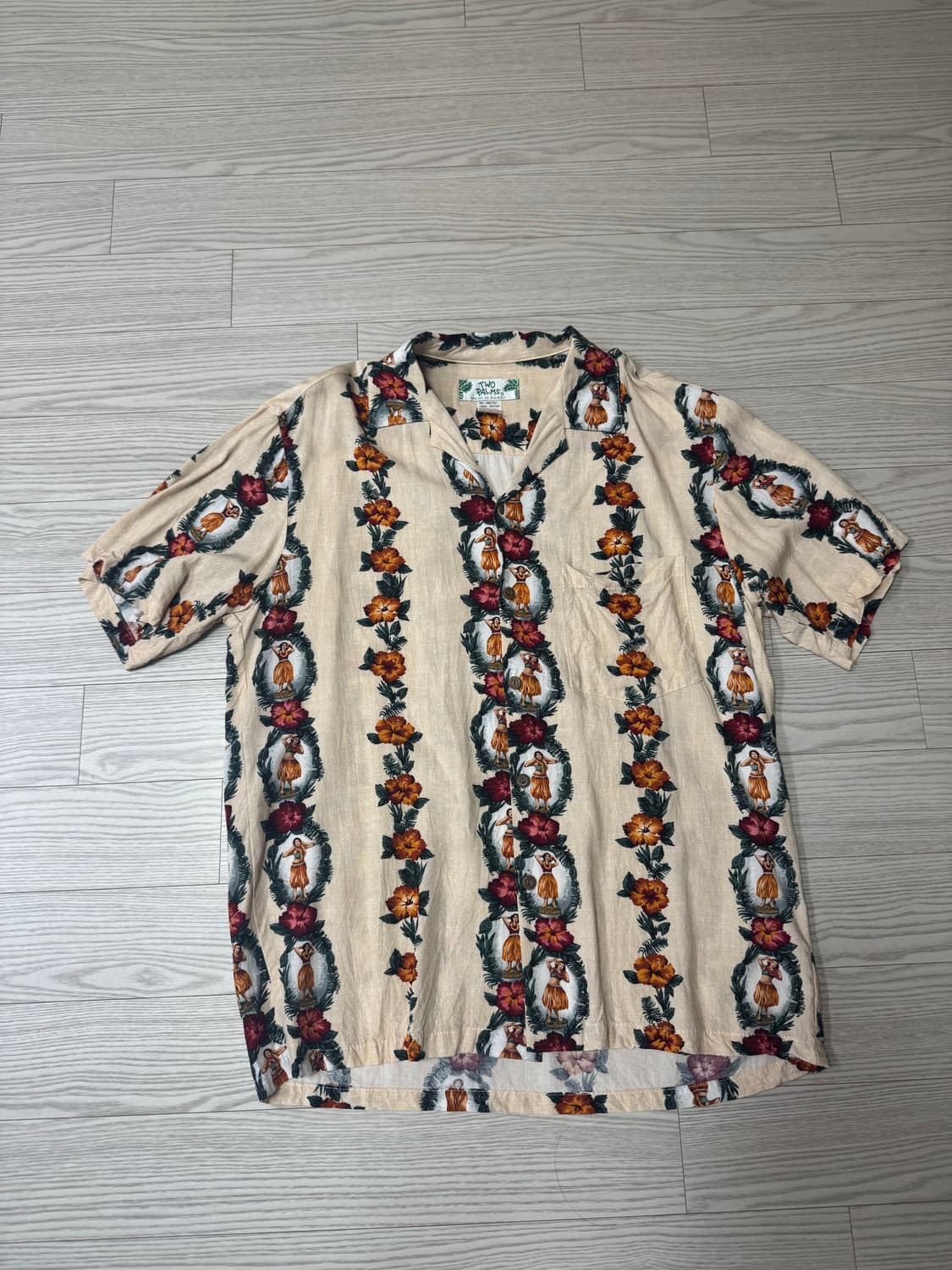 투팜즈 하와이안 셔츠  M사이즈 상품이미지1