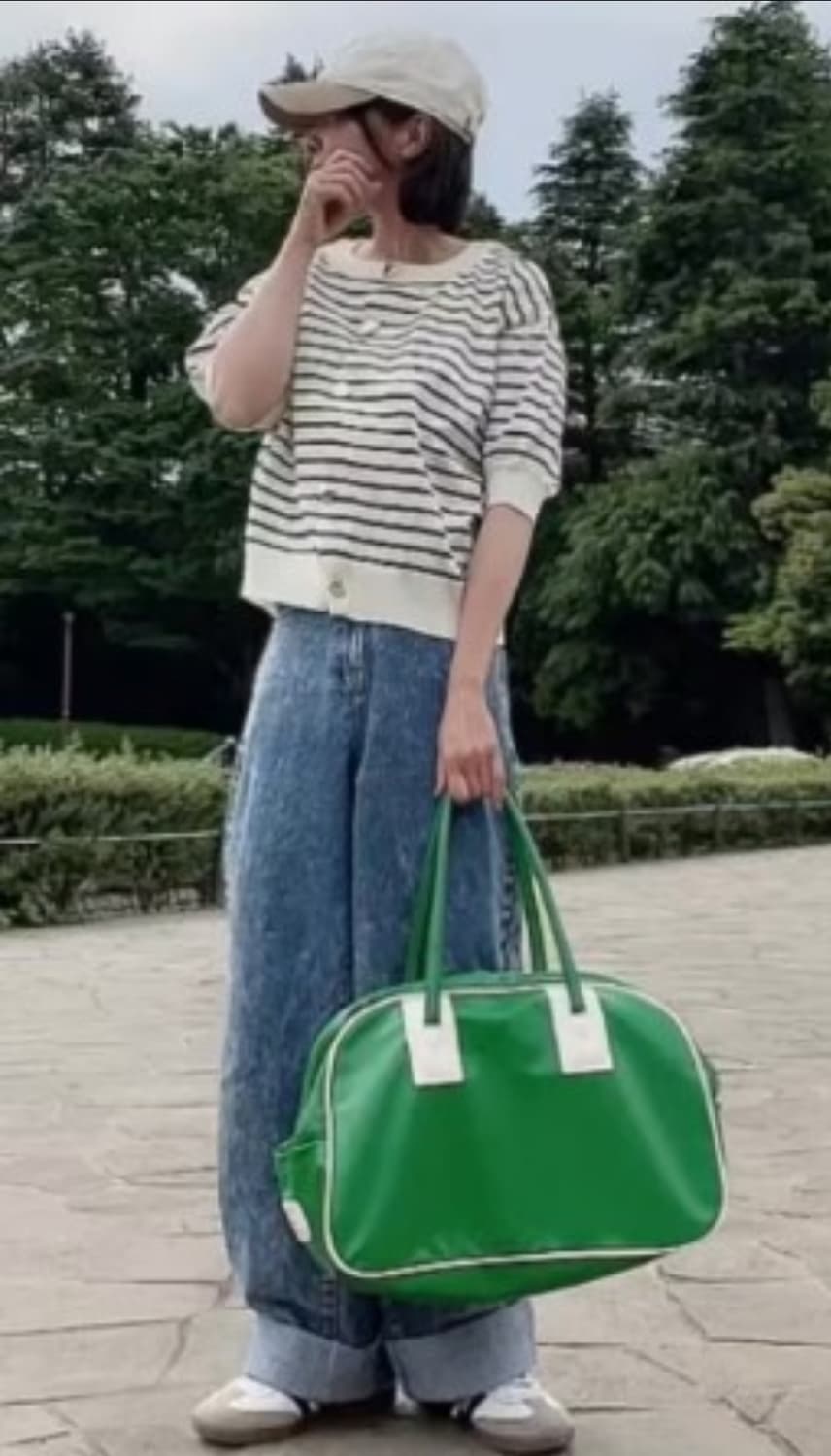 Mono-mart 와이드 스트레이트 빈티지 워시 데님팬츠 상품이미지6