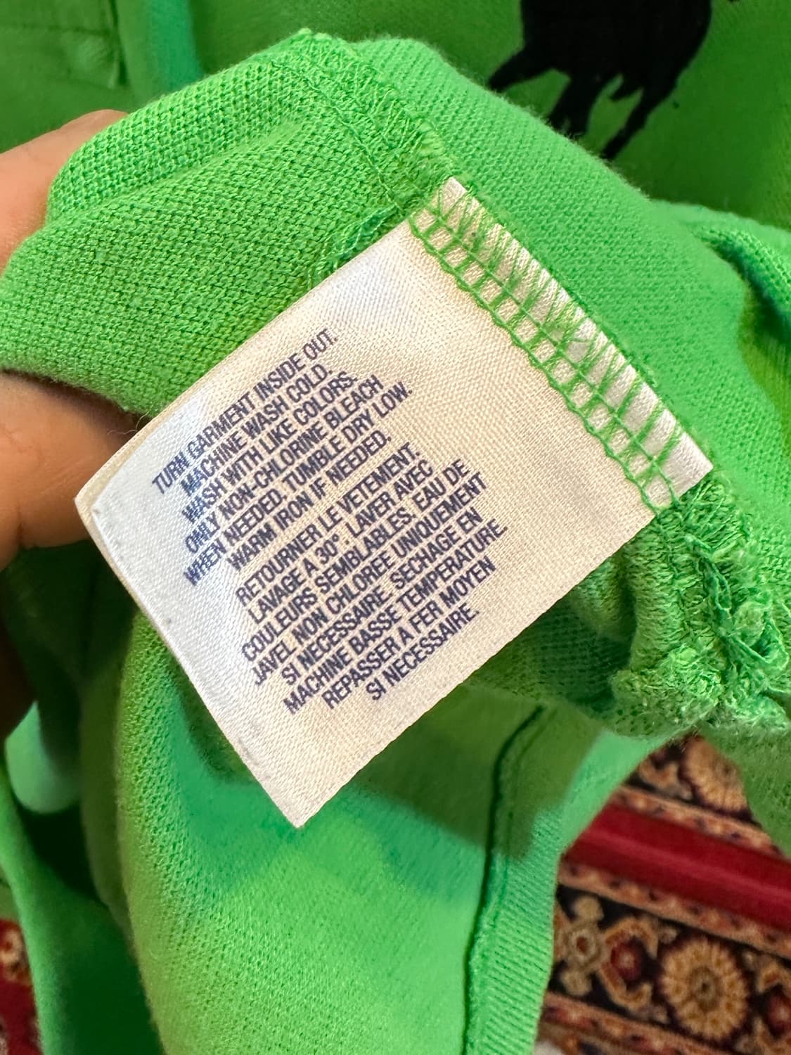 폴로 랄프로렌 빅포니 반팔 카라티 그린 상품이미지5