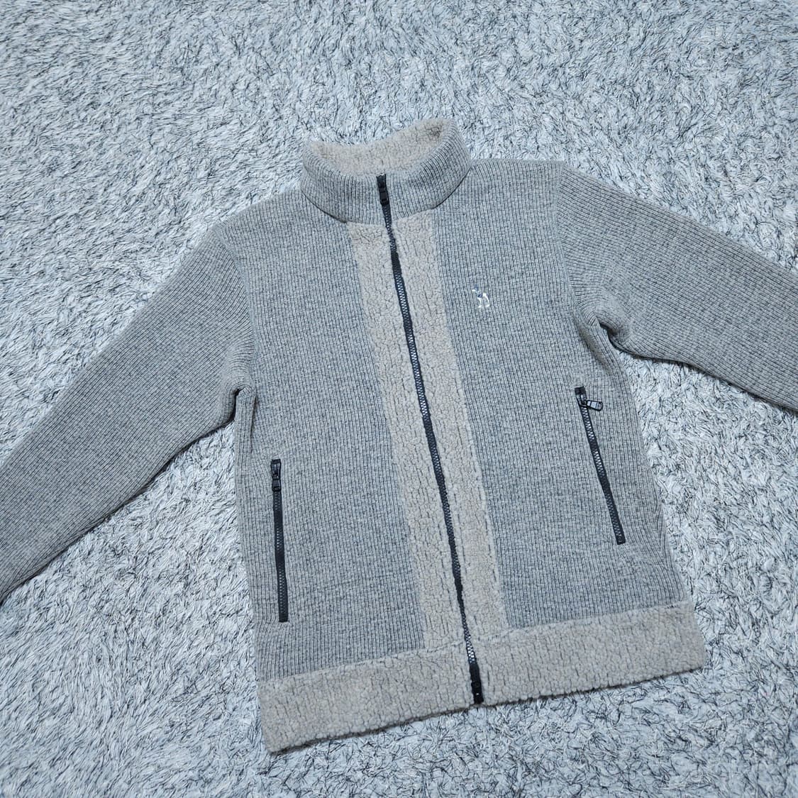 헤지스)95 남자 뽀글이 양털집업 / 왕눈이샵 상품이미지2