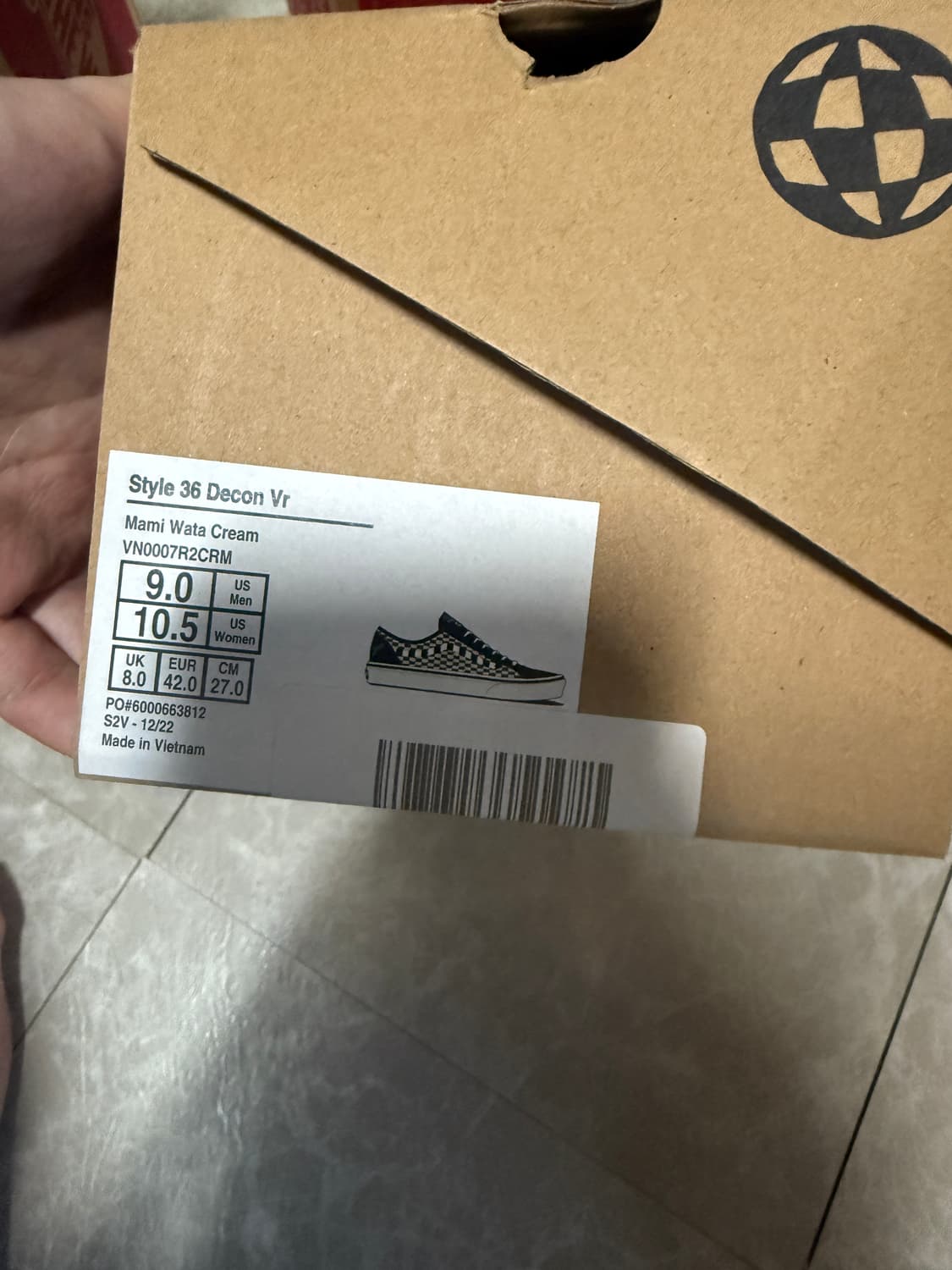 270사이즈 반스 마미 와타 스타일36 데콘 Vr3 상품이미지3