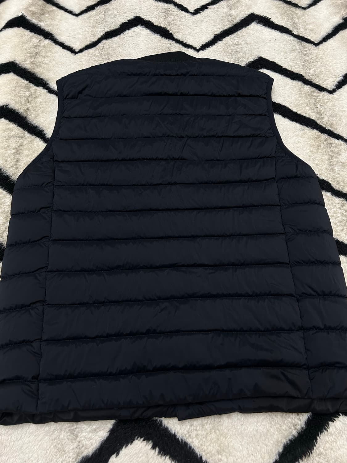 [M]라코스테 경량 덕다운 베스트/블랙/버튼까짐 상품이미지4