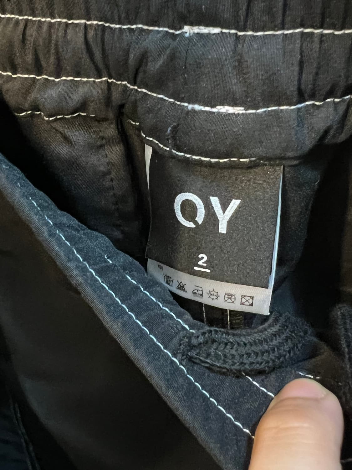 오와이 라인 스티치 팬츠 처분  상품이미지4