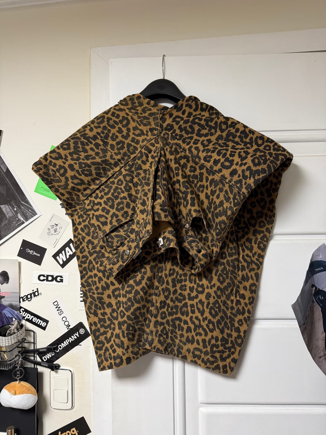 Leopard cotton twill pants / Beige 상품이미지3