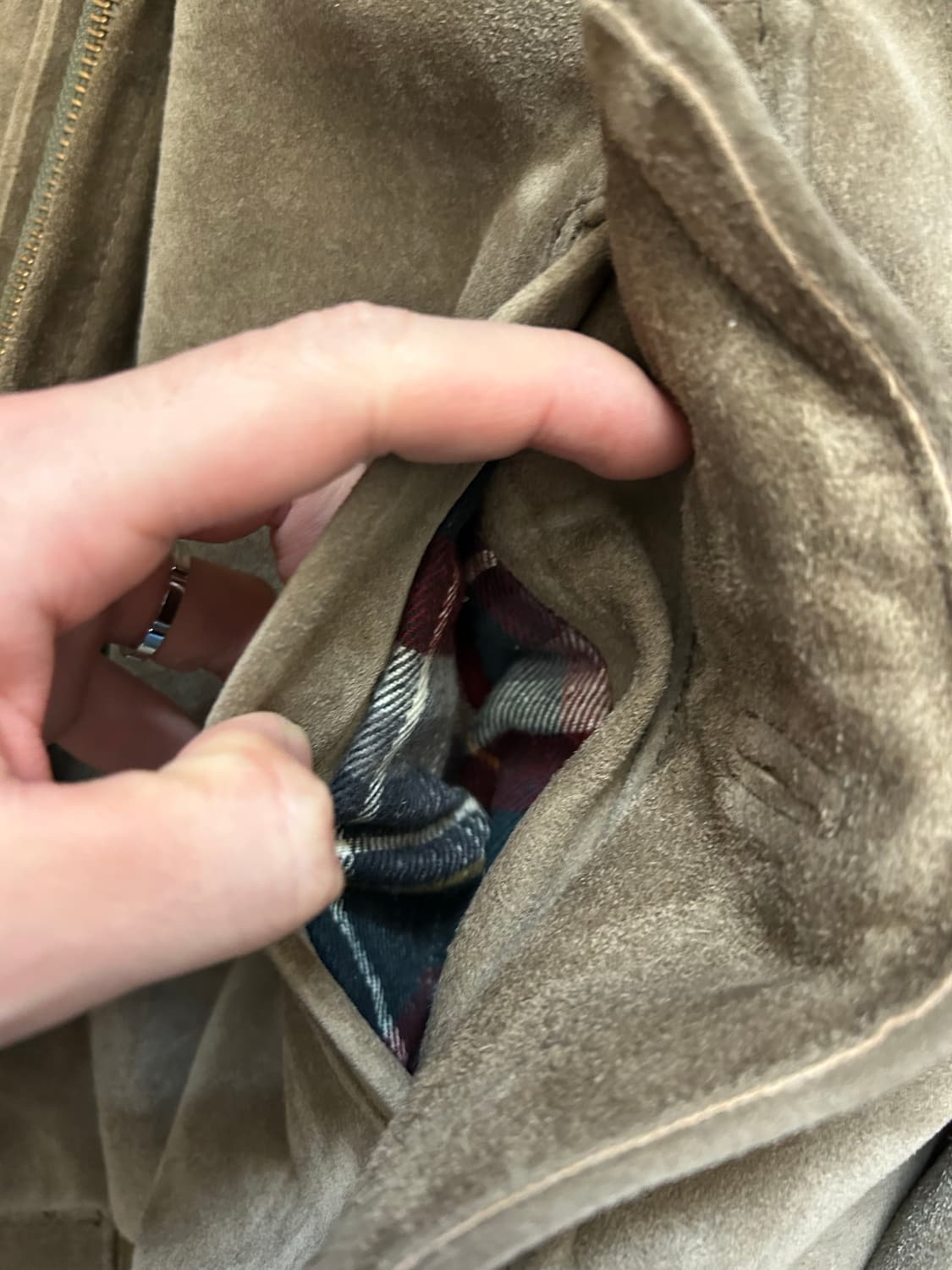 폴로 스웨이드 바라쿠타 러프아웃 자켓 상품이미지5