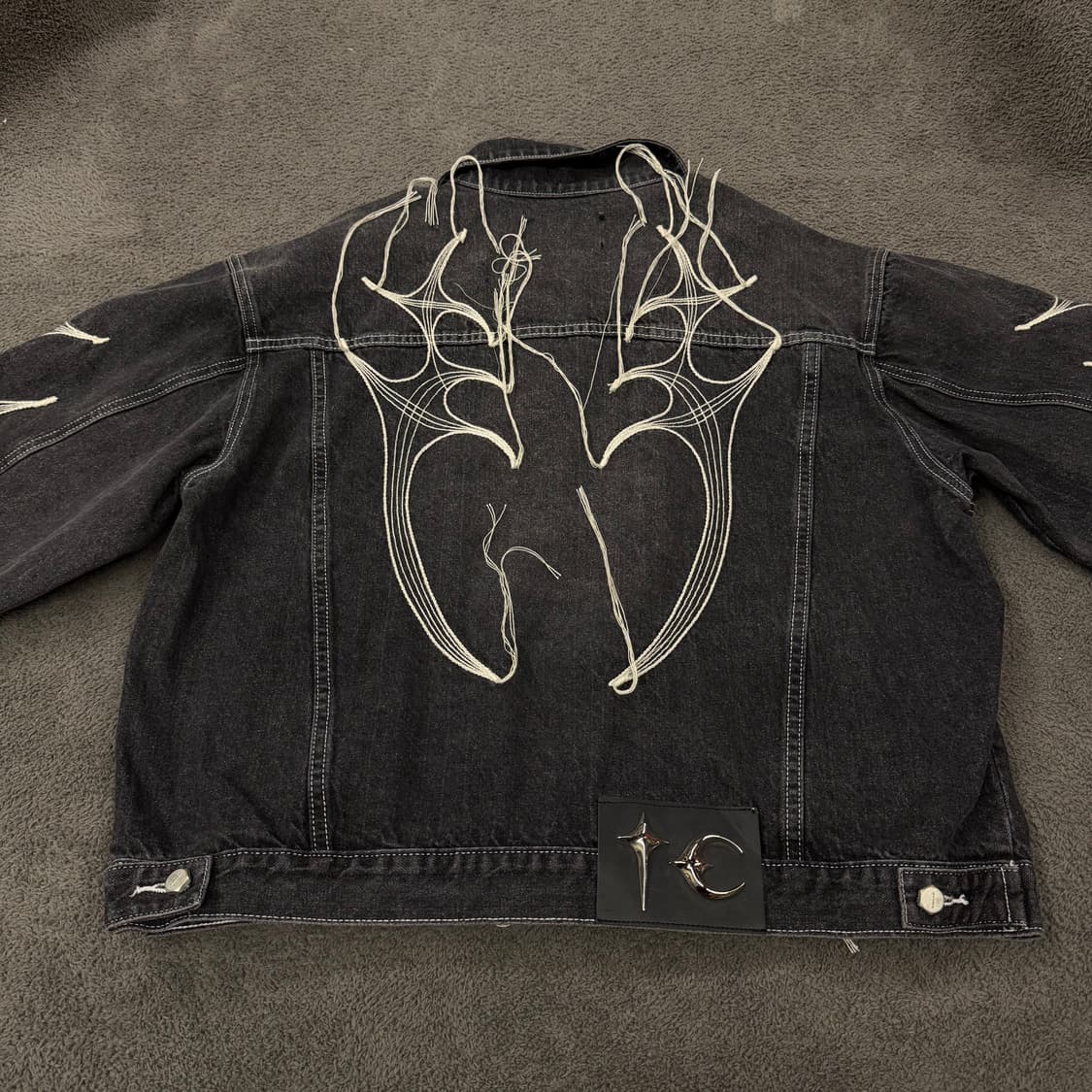 [정품/3] 떠그클럽 트라이벌 트리 데님 떠그 자켓 상품이미지4