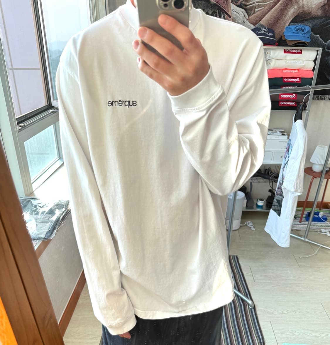 슈프림 모크넥 롱슬리브 상품이미지1