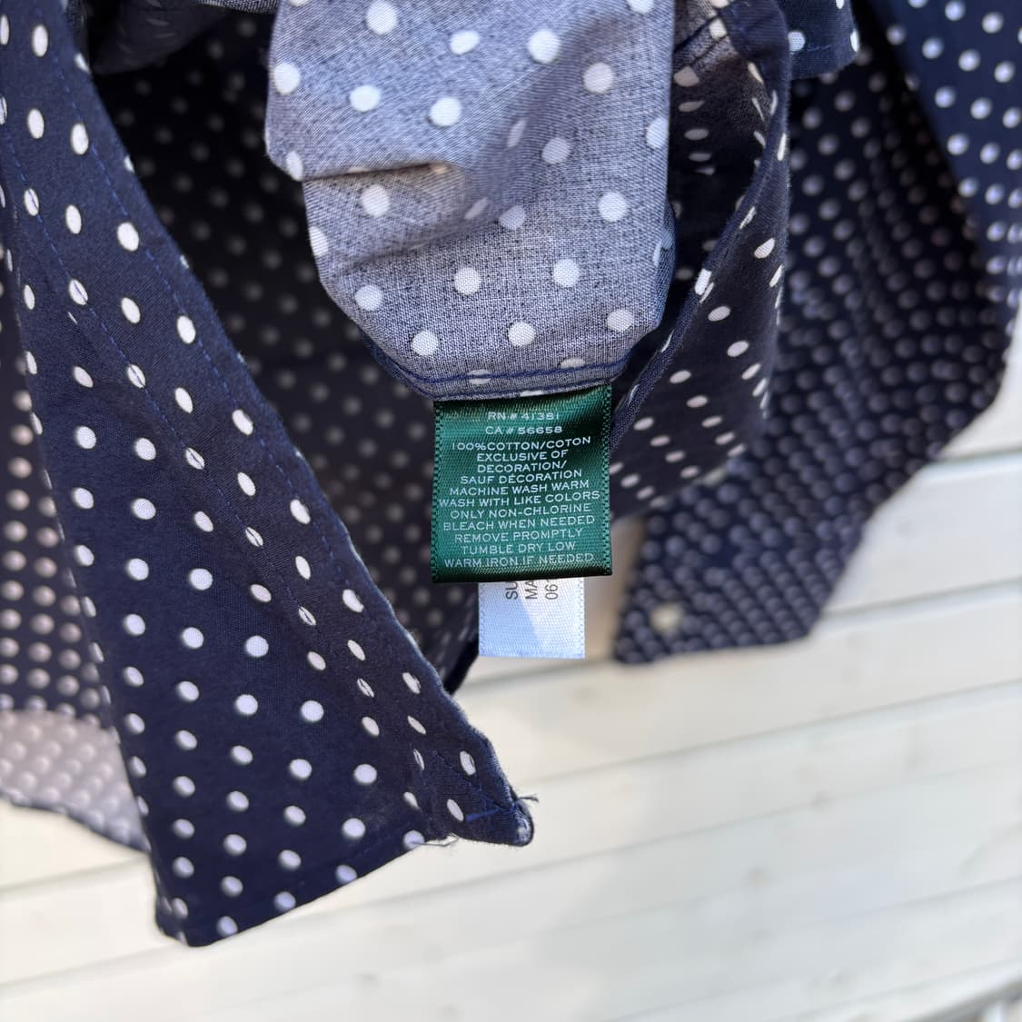 Polo 폴로 도트 땡땡이 셔츠 상품이미지6