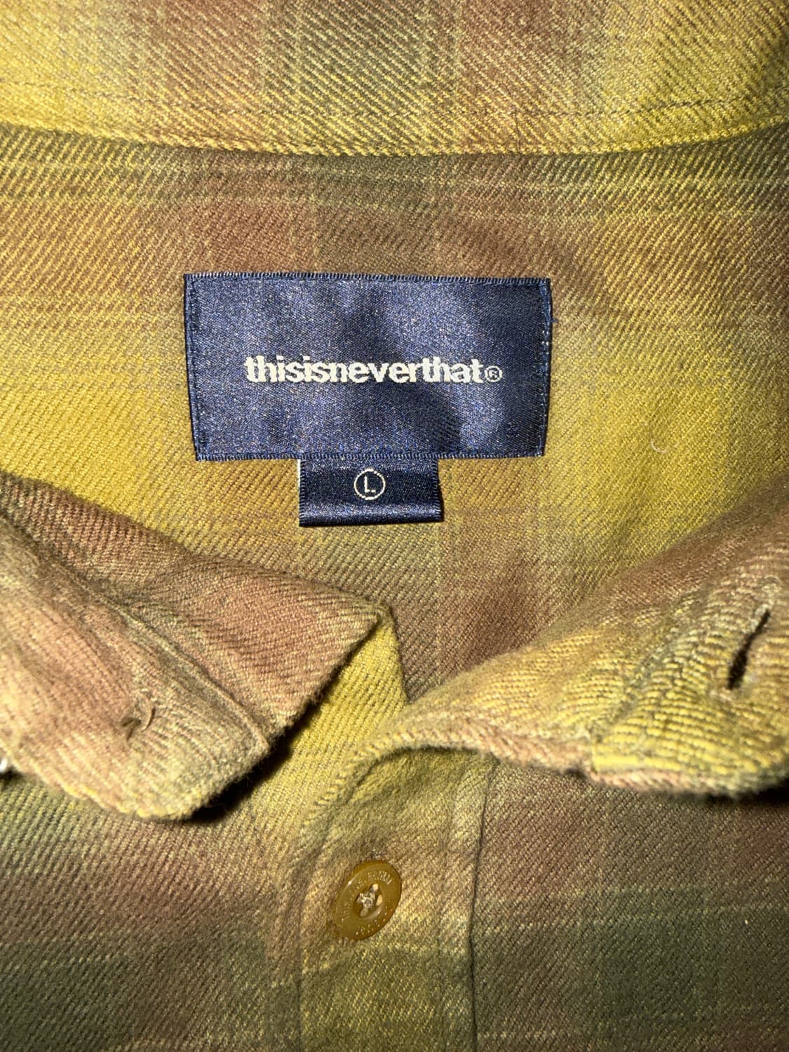 디스이즈네버댓 플란넬 체크셔츠 상품이미지5