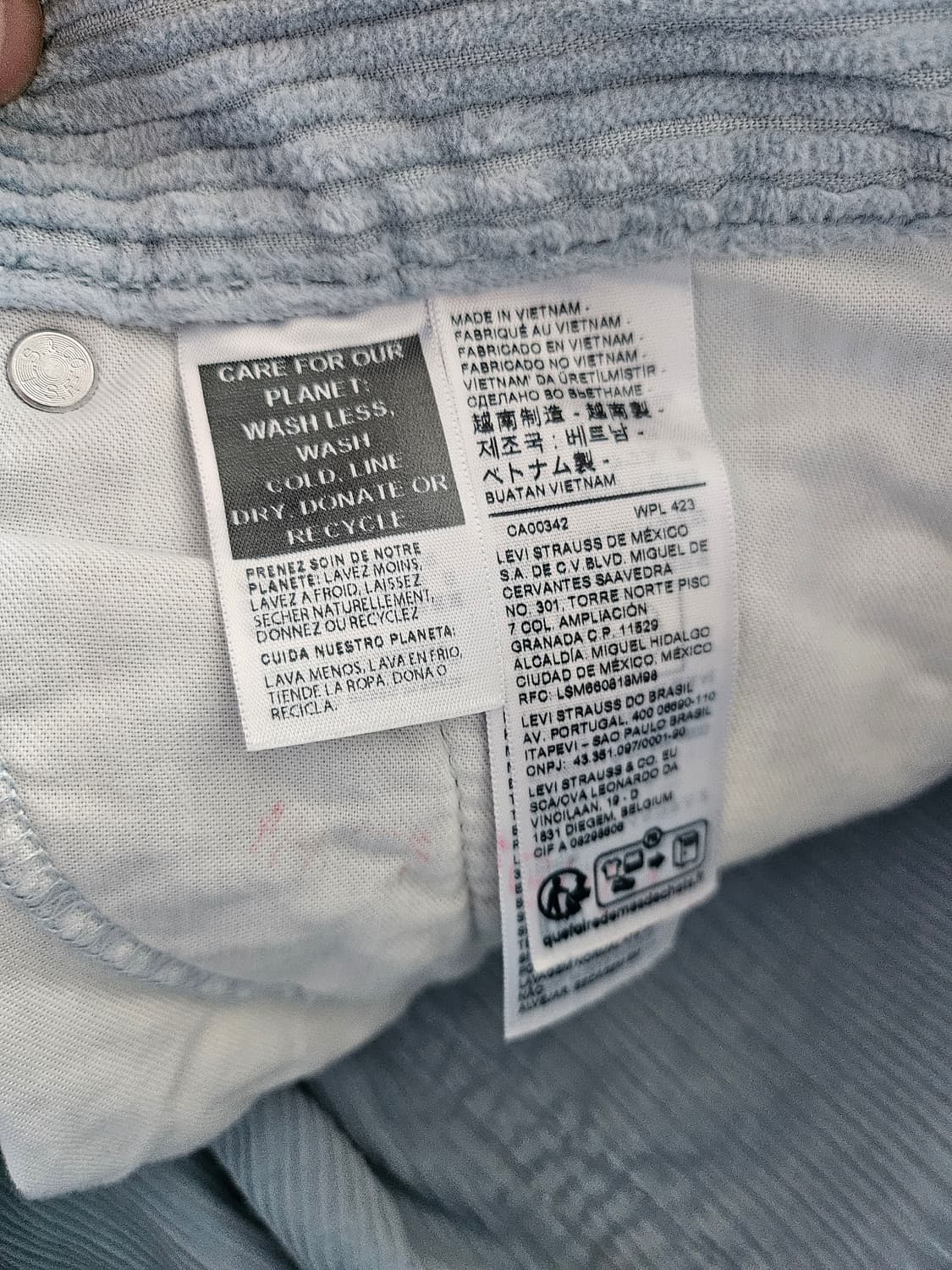 리바이스 514 코듀로이 팬츠 상품이미지8