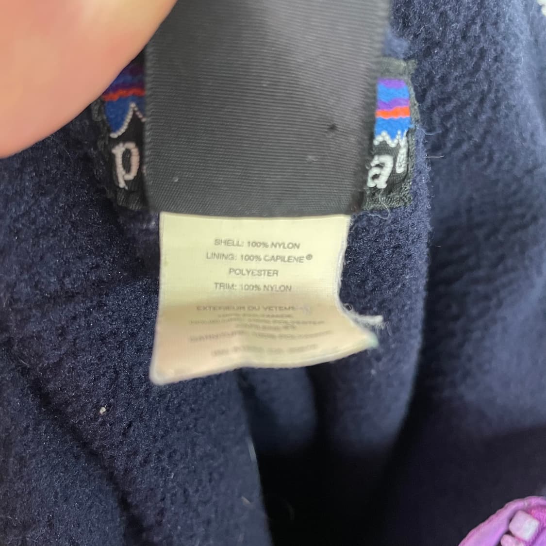 90s 파타고니아 쉘드 신칠라자켓 상품이미지10